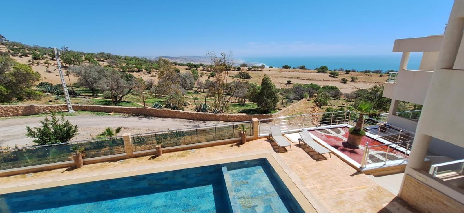 Apartament Duplex Taghazout Ocean With Pool & Fitness Zewnętrze zdjęcie